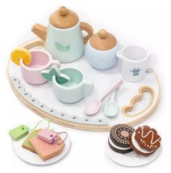 Dřevěný čajový set Dřevěný čajový set