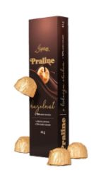 ISPIRITI PRALINE s lískovým ořechem v 70% hořké čokoládě 44g - Čaje, káva, čokoláda ISPIRITI PRALINE s lískovým ořechem v 70% hořké čokoládě 44 g