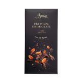 ISPIRITI Hořká čokoláda 70% s kousky mandlí 80g - Čaje, káva, čokoláda ISPIRITI Hořká čokoláda 70% s kousky mandlí 80g