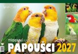 Kalendář 2027 Papoušci - stolní, týdenní - Alena Winnerová - Stolní kalendáře Kalendář 2027 Papoušci - stolní, týdenní