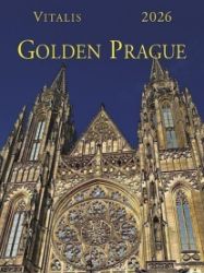 Minikalendář 2026 Prague Golden - Roční kalendáře Minikalendář 2026 Prague Golden