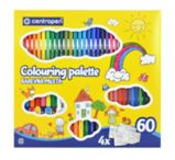 Centropen Fixy 9396 Colouring Palette Quatro, sada 60 ks Centropen Fixy 9396 Colouring Palette Quatro, sada 60 ks