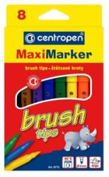 Centropen Značkovač 8773 brush (8 ks) Centropen Značkovač 8773 brush (8 ks)
