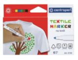 Centropen popisovač na textil (6 ks) - Štětce, pastelky, fixy Centropen popisovač na textil (6 ks)