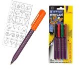 Centropen Značkovač 2880 tetovací (4 ks) - Tetovací nálepky Centropen Značkovač 2880 tetovací (4 ks)