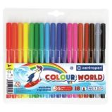 Centropen Fixy COLOUR WORLD 7550 trojboké, sada 18 barev - Fixy Centropen Fixy COLOUR WORLD 7550 trojboké, sada 18 barev