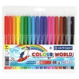 Centropen Fixy COLOUR WORLD 7550 trojboké, sada 18 barev - Fixy Centropen Fixy COLOUR WORLD 7550 trojboké, sada 18 barev
