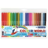 Centropen Fixy COLOUR WORLD 7550 trojboké, sada 24 barev - Fixy Centropen Fixy COLOUR WORLD 7550 trojboké, sada 24 barev