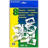 Centropen Šablony k foukacím fixům AIR PENS G dinosaurus - Fixy Centropen Šablony k foukacím fixům AIR PENS G dinosaurus