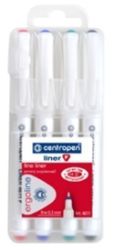 Centropen Liner 4611 (4 ks) - Štětce, pastelky, fixy Centropen Liner 4611 (4 ks)