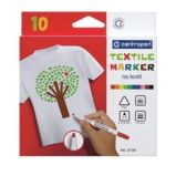 Centropen popisovač na textil (10 ks) - Štětce, pastelky, fixy Centropen popisovač na textil (10 ks)