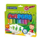 Centropen Foukací fixy AIR PENS na textil 10 ks - Fixy Centropen Foukací fixy AIR PENS na textil 10 ks