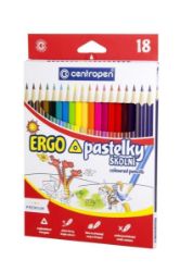 Centropen pastelky 9521 trojhranné - 18 ks Centropen pastelky 9521 trojhranné - 18 ks