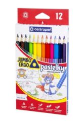 Centropen Pastelky 9522 Jumbo trojhranné (12 ks) - Pastelky do školy Centropen Pastelky 9522 Jumbo trojhranné (12 ks)