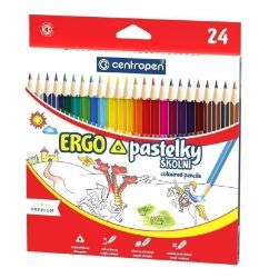 Centropen pastelky 9521 trojhranné - 24 ks - Pastelky Centropen pastelky 9521 trojhranné - 24 ks