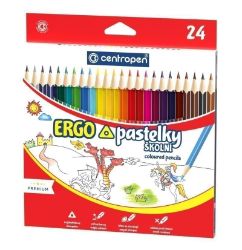 Centropen pastelky 9521 trojhranné - 24 ks - Pastelky Centropen pastelky 9521 trojhranné - 24 ks