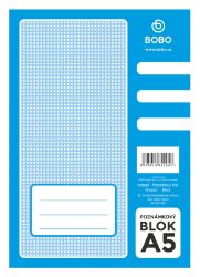 Poznámkový blok A5, čistý, 50 listů - Bloky, zápisníky Poznámkový blok A5, čistý, 50 listů