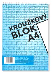 Blok s horní vazbou A4, čistý, 50 listů - Bloky, zápisníky Blok s horní vazbou A4, čistý, 50 listů