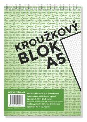 Blok s horní vazbou A5, čtvereček, 50 listů Blok s horní vazbou A5, čtvereček, 50 listů