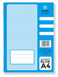 Blok s boční vazbou A4, čistý, 50 listů - Bloky, zápisníky Blok s boční vazbou A4, čistý, 50 listů
