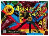 Akvarelový karton A3, 10 volných listů Akvarelový karton A3, 10 volných listů