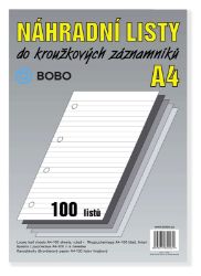 Náhradní listy A4, linka, 100 listů Náhradní listy A4, linka, 100 listů