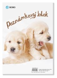 Poznámkový blok ZVÍŘATA A4, čistý, 50 listů