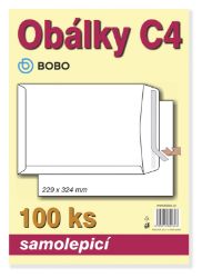 Obálky C4 samolepicí (bal. 100ks) - Obaly a obálky Obálky C4 samolepicí (bal. 100ks)