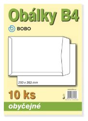 Obálky B4 obyčejné (bal.10ks) - Obaly a obálky Obálky B4 obyčejné (bal.10ks)