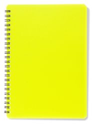 Plastic blok NEON žlutý A5, linka, 60 listů