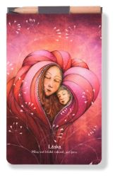 Blok s magnetem a tužkou LÁSKA 90 x 140 mm, čistý, 40 listů
