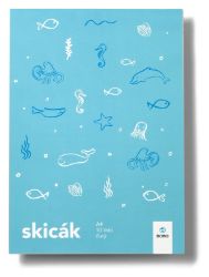 Skicák SVĚT A4 - čistý 10 listů - Skicáky A4 Skicák SVĚT A4 - čistý 10 listů