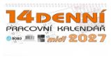 Stolní pracovní kalendář 2027 MIDI 14denní