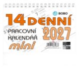 Stolní pracovní kalendář 2027 MINI 14denní