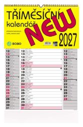 Nástěnný kalendář 2027 tříměsíční NEW - Nástěnné kalendáře Nástěnný kalendář 2027 tříměsíční NEW
