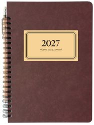 Diář 2027 týdenní s tužkou RETRO A5, sloupcový, černý Diář 2027 týdenní s tužkou RETRO A5, sloupcový, černý