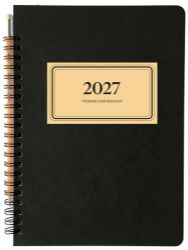 Diář 2027 týdenní s tužkou RETRO A5, řádkový, vínový Diář 2027 týdenní s tužkou RETRO A5, řádkový, vínový