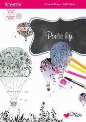 Třpytivé omalovánky - Poetic Life - Omalovánky pro děti Třpytivé omalovánky - Poetic Life