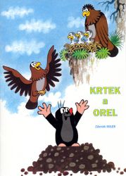 Krtek a orel - omalovánky A4 - Hana Doskočilová - Pohádkové postavy omalovánky Krtek a orel - omalovánka