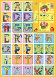 Abeceda - pexeso - Karetní hry Pexeso Abeceda - pexeso