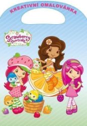 Strawberry - Kreativní omalovánky A4 s výsekem - Pohádkové postavy omalovánky Strawberry - Kreativní omalovánky A4 s výsekem