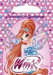 Winx club fashion - omalovánky A5 se samolepkami - Samolepky pohádkových postav Omalovánky se samolepkami Winx Club