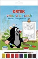 Krtek - Plakátové omalovánky A3