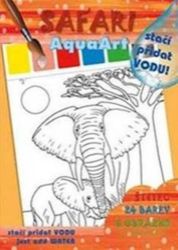 Safari - AQUAART Stačí přidat vodu! - Omalovánky zvířata Safari - AQUAART Stačí přidat vodu!