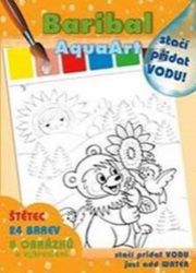 Baribal - AQUAART Stačí přidat vodu! - Omalovánky zvířata Baribal - AQUAART Stačí přidat vodu!