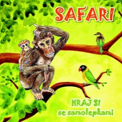 Safari - Hraj si se samolepkami - Omalovánky zvířata Safari - Hraj si se samolepkami
