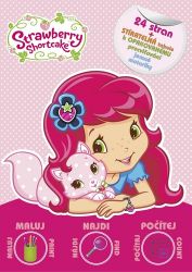 Strawberry - Activity book A4 - Kreativní knihy pro děti Activity book A4 Strawberry