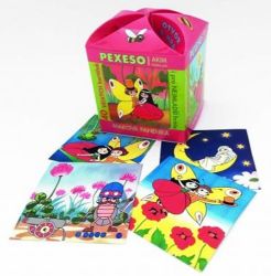 Maková panenka - Pexeso v ozdobné maxi krabičce - Karetní hry Pexeso Maková panenka - Pexeso v ozdobné maxi krabičce