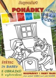 Pohádky - AQUAART A4 Stačí přidat vodu! - Pohádkové postavy omalovánky Pohádky - AQUAART A4 Stačí přidat vodu!