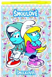 Šmoulové - Psací sada (Blok A5 s kroužkovou vazbou + kuličkové pero) - Bloky, zápisníky Šmoulové - Psací sada (Blok A5 s kroužkovou vazbou + kuličkové pero)